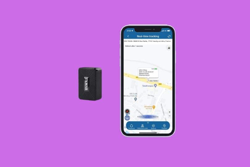 Traceur GPS Comeback Sans Abonnement - Fonctionne Dans 29 Pays UE, Batterie 6000 MAh, Aimant - Application Gratuite - 10